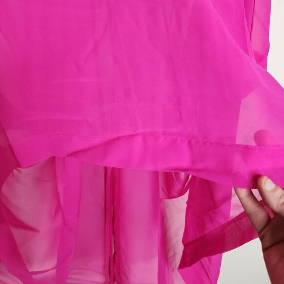 NWT L'Agent by Agent Provocateur Rosana Swim Beach Coverup Pink One Size - Picture 10 of 15